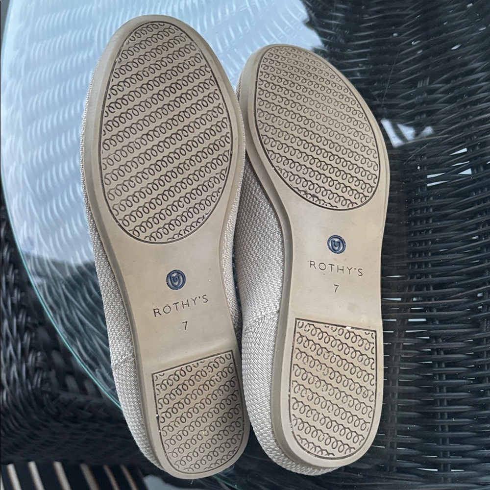 Rothy’s tan flats - Picture 7 of 16